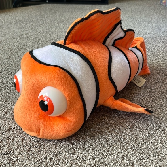 Hasbro Other - Vintage Disney 2002 Finding Nemo Hasbro Nite Brite Talking Light up Plush